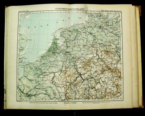 1888 sydow wagner atlas - 1888:,