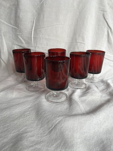 Luminarc ruby red glasses - ruby,