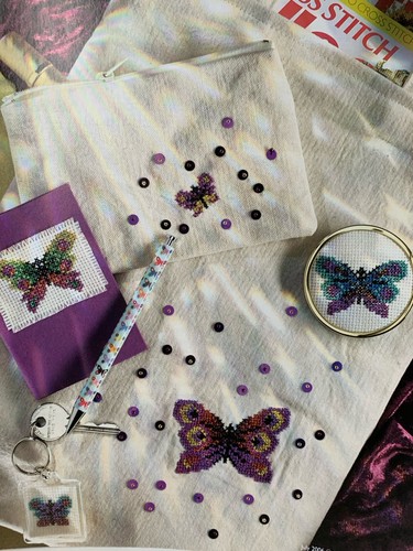 Glittering wings butterfly - glittering, wings!