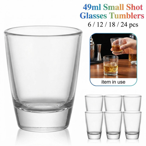 24pcs small shot glasses - 6/24pcs,