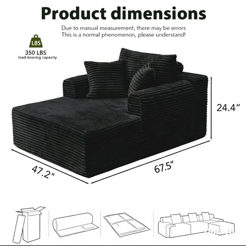 Black extra long oversized - extra,
