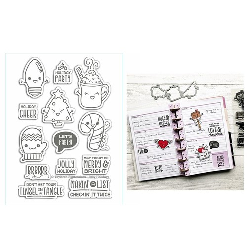Christmas clear rubber - clear,