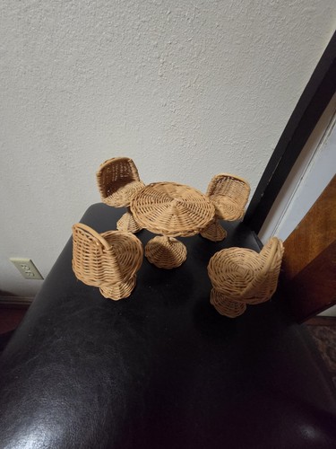 Vintage woven wicker - woven, and