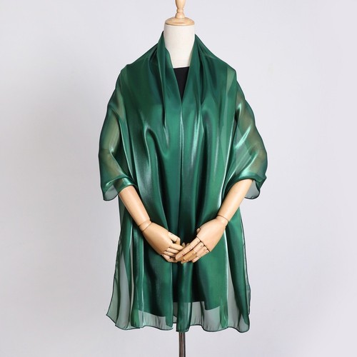 Elegant long organza shawl for - long,