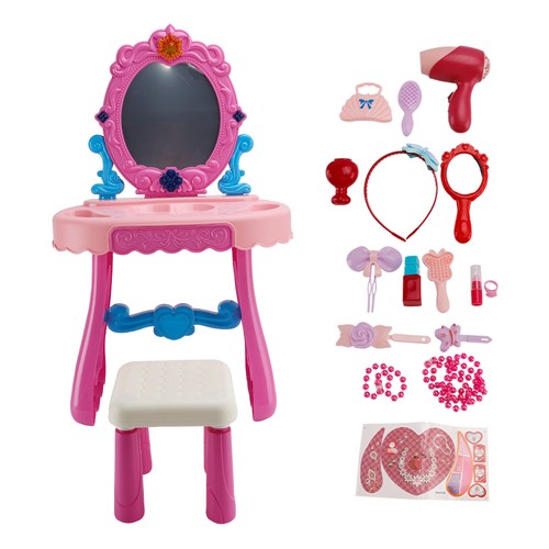 Toddler makeup table with - makeup,
