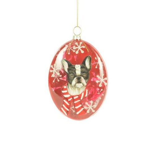 Christmas ornament frenchie - christmas,