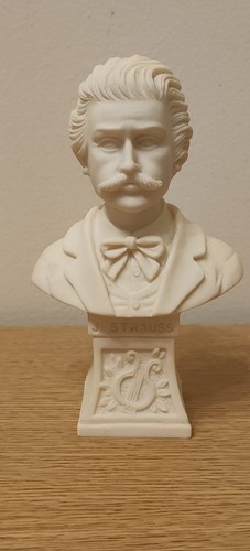 Johann strauss bust signed - bust, a