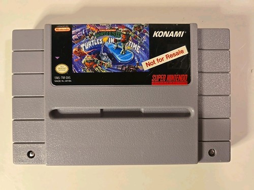 Turtles time super - turtles, (snes)