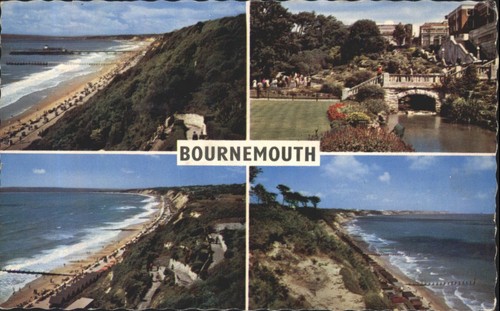 Vintage bournemouth postcard - bournemouth,