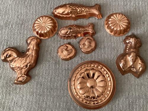 Vintage fish jelly moulds - vintage,