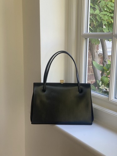 Vintage real leather handbag - vintage,