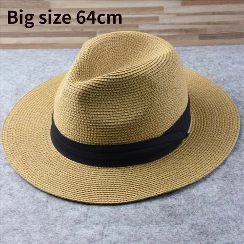 Foldable straw panama - foldable, big