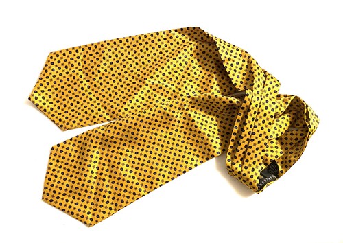 Mens yellow spotty vintage - mens,
