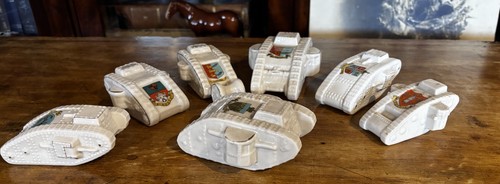 Crested china tank - china, collection