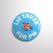 LIZ TRUSS FOR PM Pin Badge