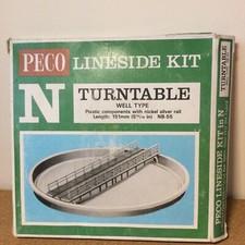 Peco Lineside Kit N - Turntable NB-55 Well Type - Boxed