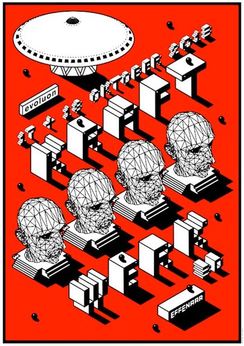 Kraftwerk tour poster - kraftwerk,