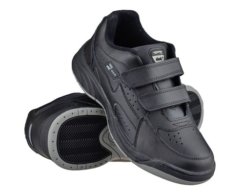 Mens leather wide fit casual - wide,