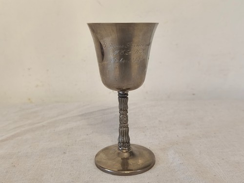 Vintage sheffield goblet - vintage,