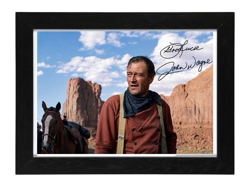 John wayne signed - wayne,