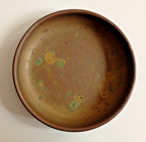Vintage round brass balance - round,