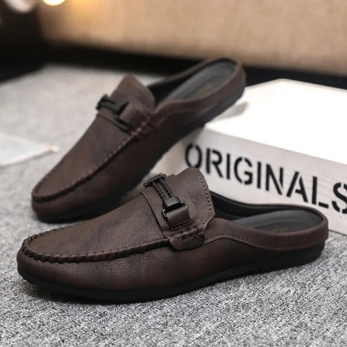 Men faux leather slip on - men’s, slip-on