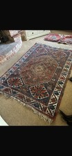 Middle Eastern Vintage Rug Hand Knotted Wool 201x150cm