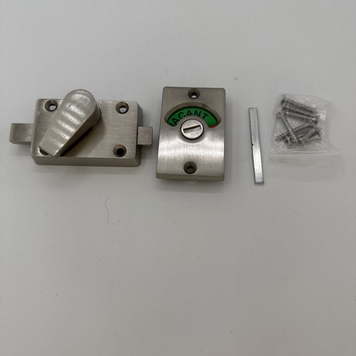Door lock indicator toilet - door,