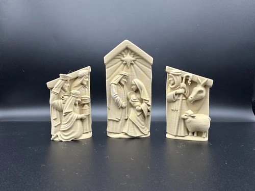 Panel nativity scene - panel, set