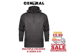 Men’s Plain Hoodie - Soft Fleece Pullover Sweatshirt - Warm Winter Hooded Jumper