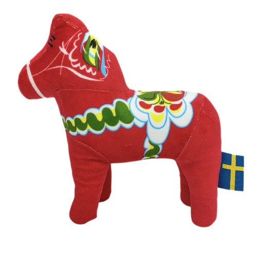 Swedish dala horse plush - swedish,