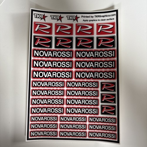 Novarossi decal sheet - decal, sheet-
