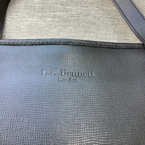 Bennett black leather grab - black,