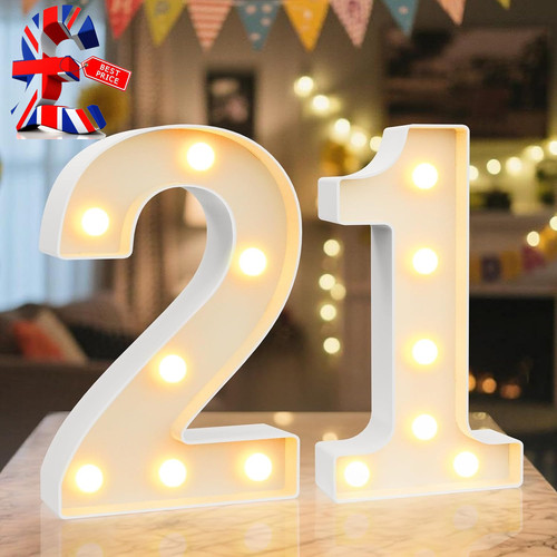 Led light marquee numbers - up,