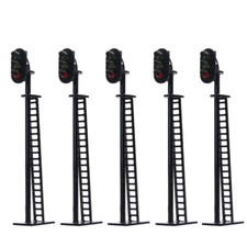5pcs Model Railway G/Y/R Block