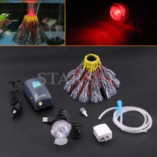 Aquarium Volcano red LED
