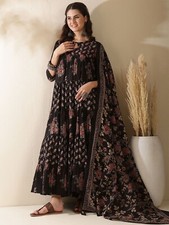Indian Women Cotton Black