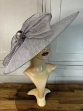 Jenny Packham No 1 Grey Silver Hatinator Mother Bride Guest Wedding Races Party