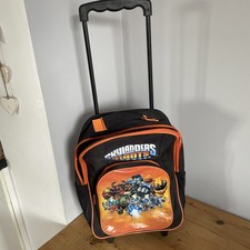 Childrens Skylanders Giants Wheeled Trolley Bag Hand Luggage Suit Case