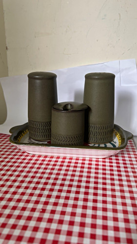 Denby ceramic 4pc - ceramic,