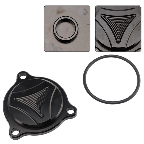 Engine oil filter cover black - engine,