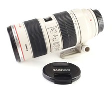 Canon EF 70-200mm F2.8 L IS USM Manual Focus Only Lens Front & Rear Cap