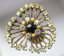 Victorian hat pin glass or