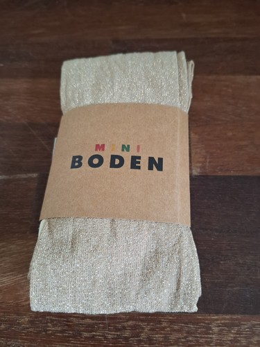 Boden gold tights age 4 - boden, 2-4