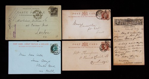 Victorian postcards - 5x,