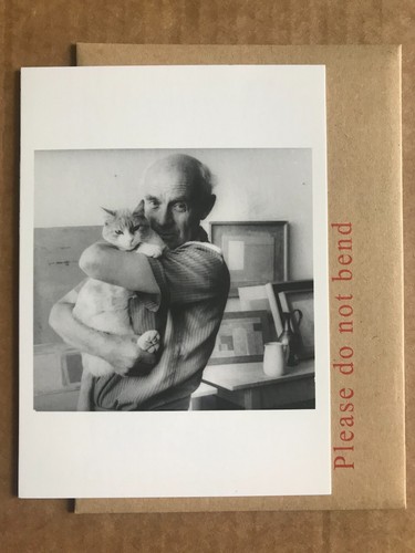 Ben nicholson holding his - holding, cat