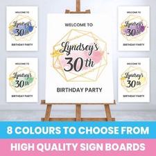 PERSONALISED WELCOME SIGN