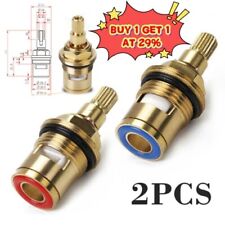 2Pcs Replacement Tap Cartridge Valve Kitchen Basin Mixer Quarter Turn BSP 1/2"