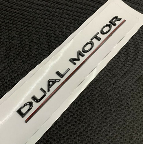 Fits tesla dual motor - tesla, badge