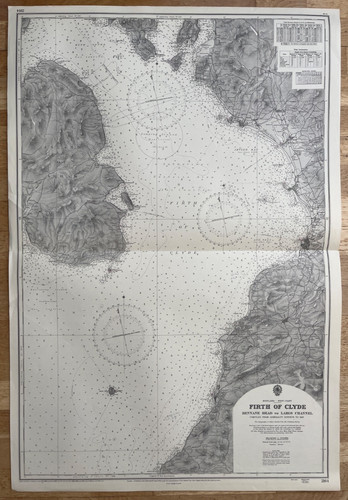 1944 vintage map - 1944, (1957)